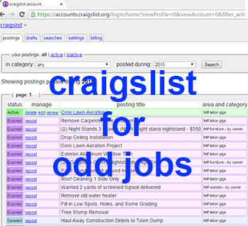 Hire Craigslist For Odd Jobs 